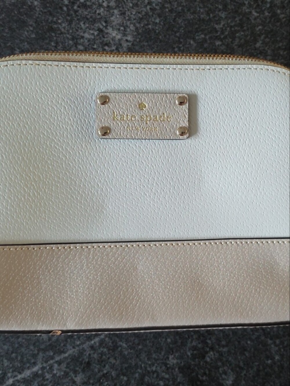 Kate Spade Cream and Light Beige Crossbody Bag